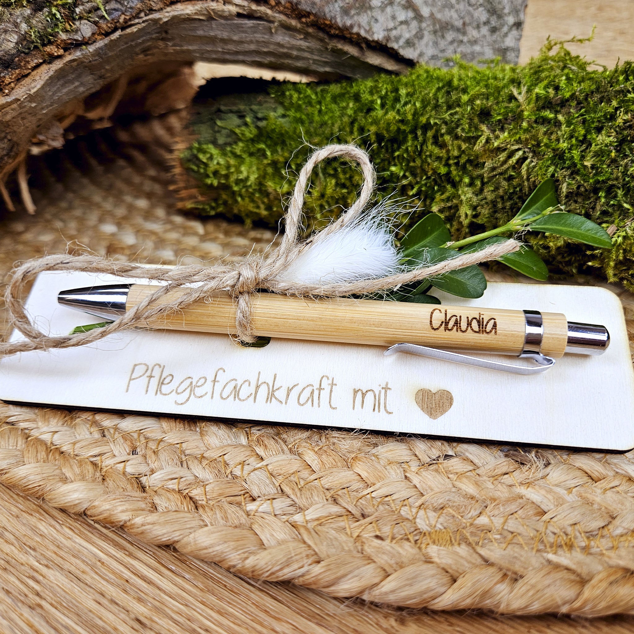 Personalisierter Kugelschreiber für Lehrer, Erzieher, Hebamme, Ärzte als Dankeschön