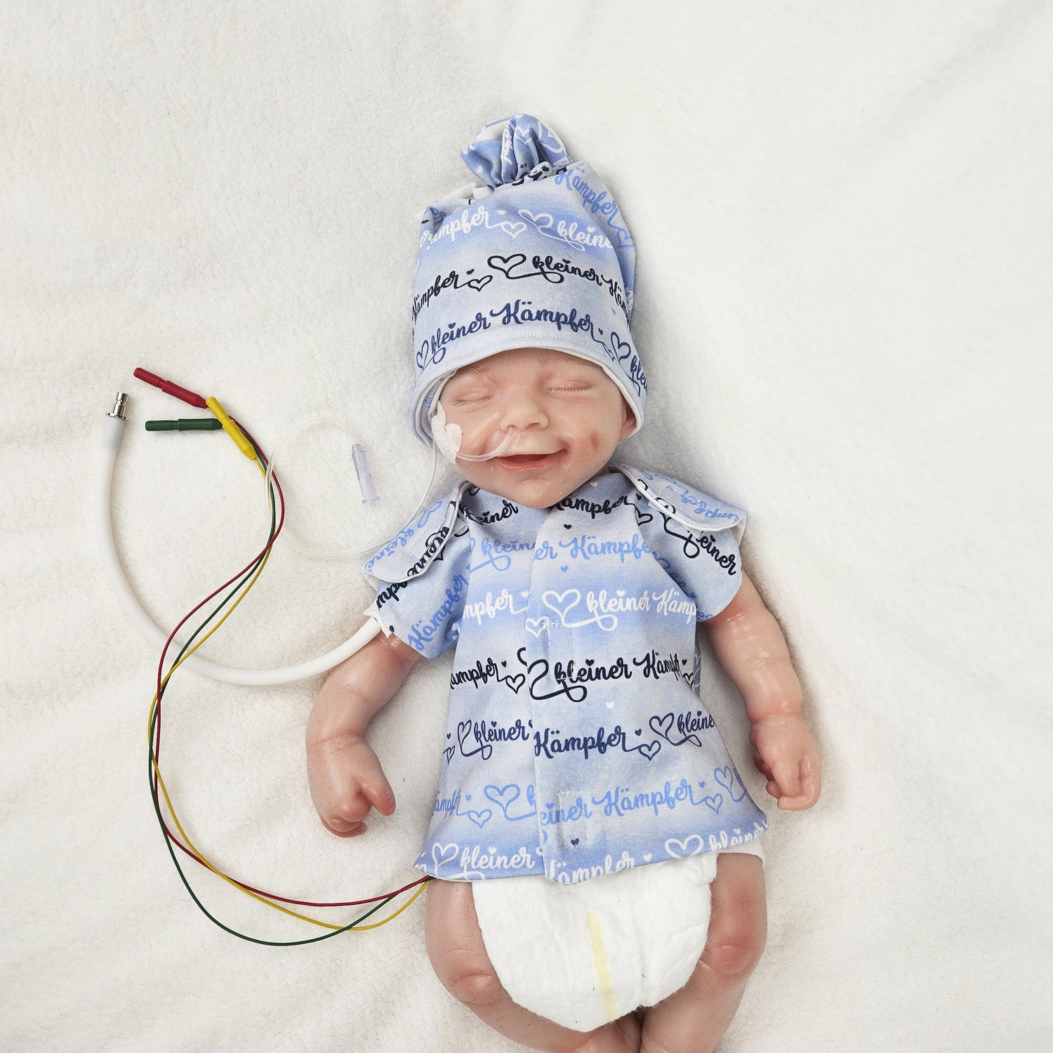 Adaptives Frühchen Shirt/Bodywrap &quot;kleiner Kämpfer&quot;