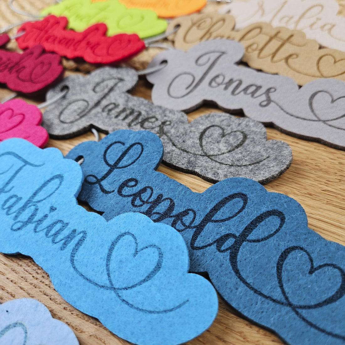 Personalisierter Schlüsselanhänger, Namesanhänger mit Wunschname