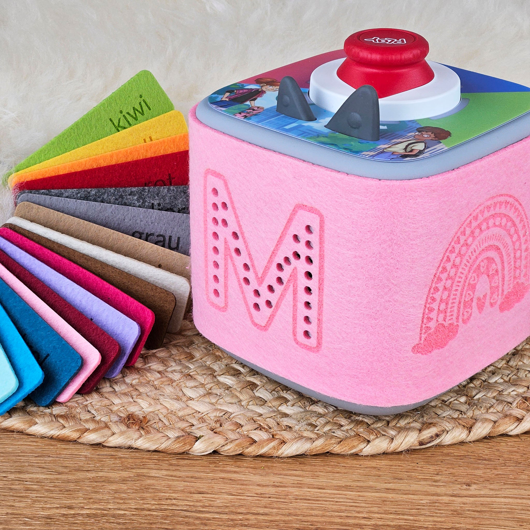Toniebox 2! Personalisierte Tonieboxhülle, Schutzhülle Cover für die Toniebox 2 personalisiert, Farbwahl, Motivwahl, Wunschname, Akustiköffnung, Ladeöffnung (Kopie)