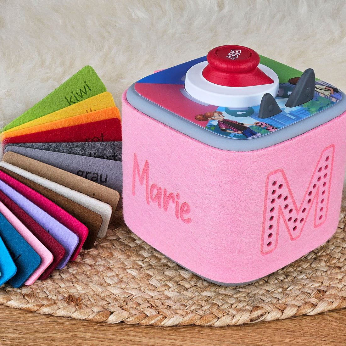Toniebox 2! Personalisierte Tonieboxhülle, Schutzhülle Cover für die Toniebox 2 personalisiert, Farbwahl, Motivwahl, Wunschname, Akustiköffnung, Ladeöffnung (Kopie)
