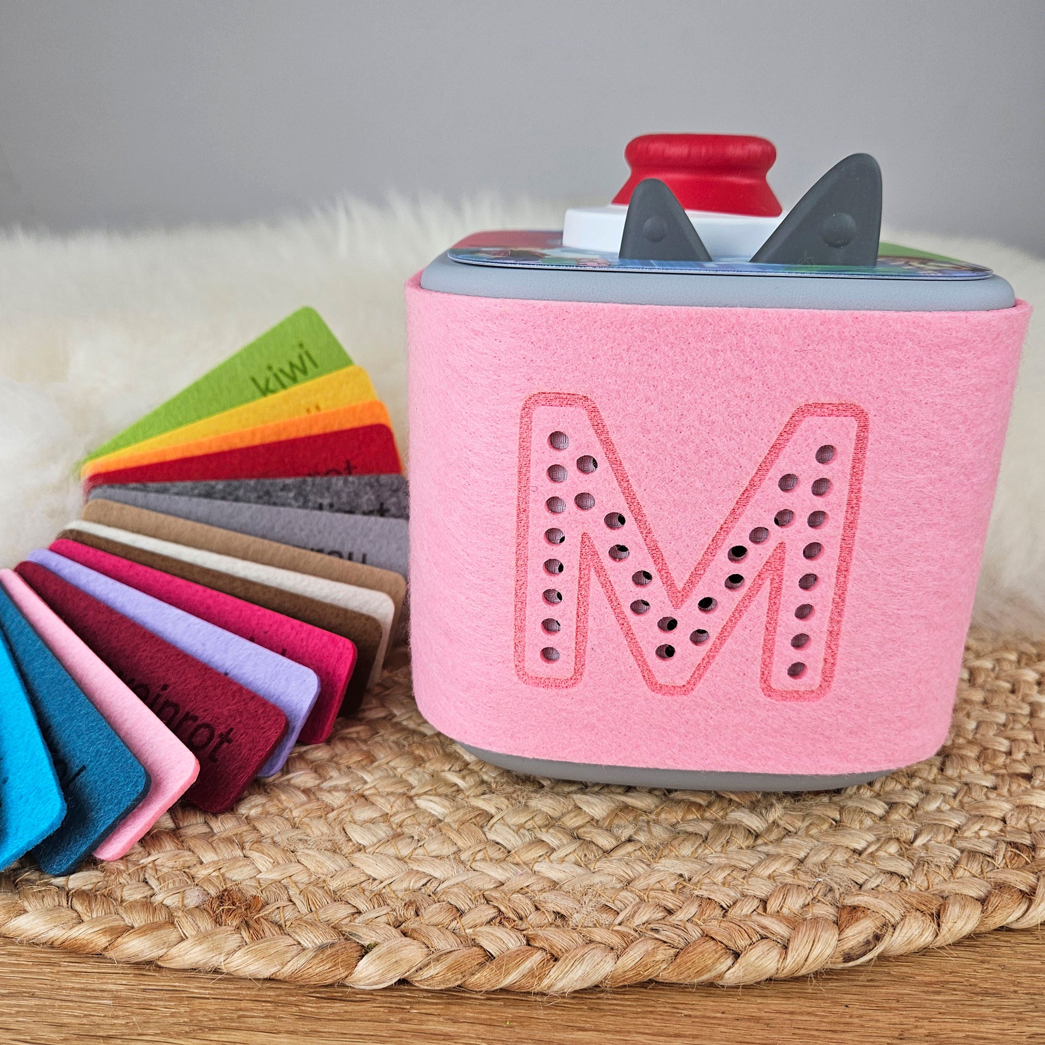 Toniebox 2! Personalisierte Tonieboxhülle, Schutzhülle Cover für die Toniebox 2 personalisiert, Farbwahl, Motivwahl, Wunschname, Akustiköffnung, Ladeöffnung (Kopie)