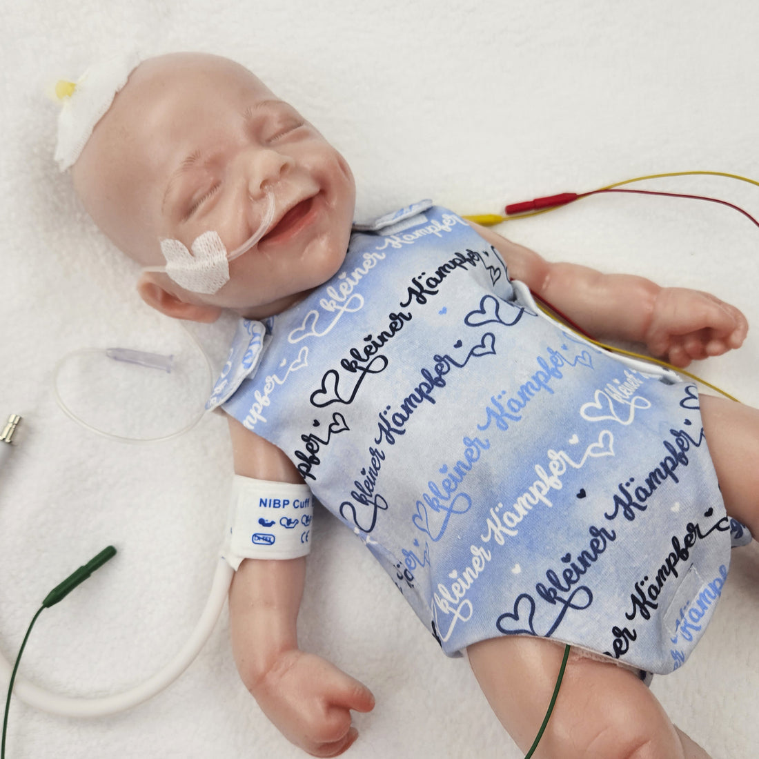Adaptiver Frühchen Body &quot;kleiner Kämpfer&quot;