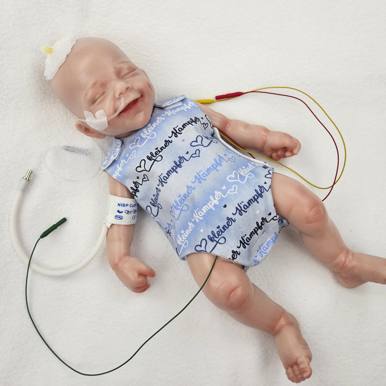 Adaptiver Frühchen Body &quot;kleiner Kämpfer&quot;