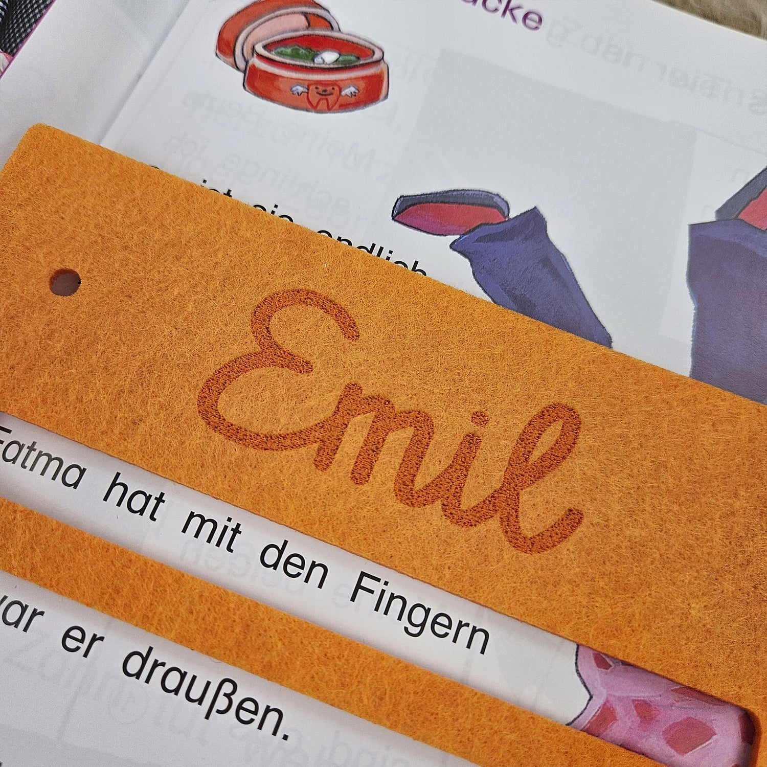 Personalisierte Lesehilfe &quot;Fuchs&quot; für Leseanfänger zum Schulstart, Einschulung, Schultüte, Schulanfang Grundschule