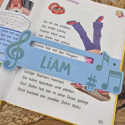 Personalisierte Lesehilfe &quot;Musik&quot; für Leseanfänger zum Schulstart, Einschulung, Schultüte, Schulanfang Grundschule
