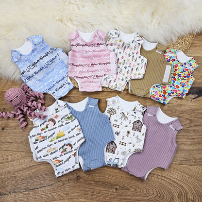 Adaptiver Frühchen Body &quot;uni rosa&quot;