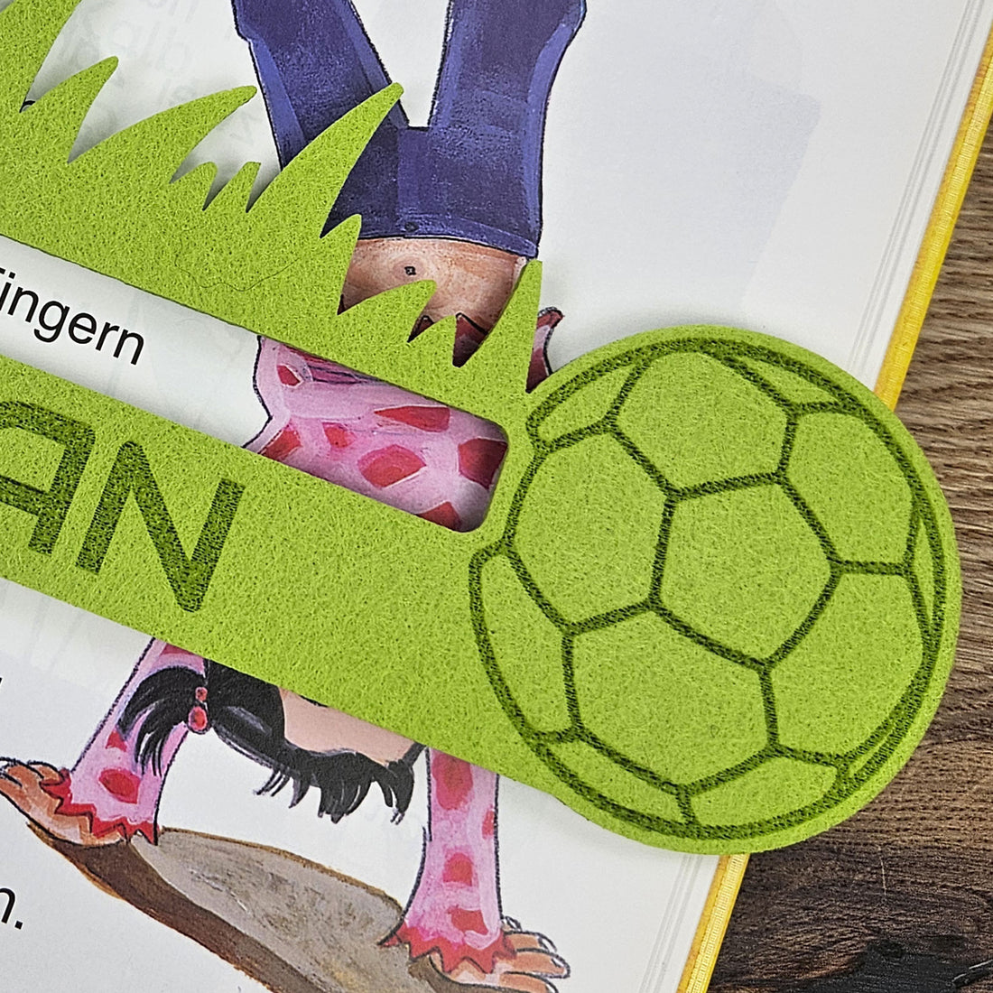 Personalisierte Lesehilfe &quot;Fußball&quot; für Leseanfänger zum Schulstart, Einschulung, Schultüte, Schulanfang Grundschule