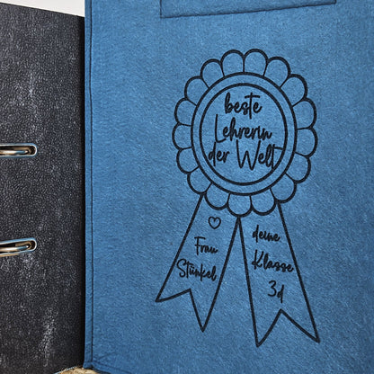 XL Lehrertasche mit Holzboden, Abschiedsgeschenk Lehrerin, Geschenk Lehrerin, personalisierte Geschenke Lehrerin