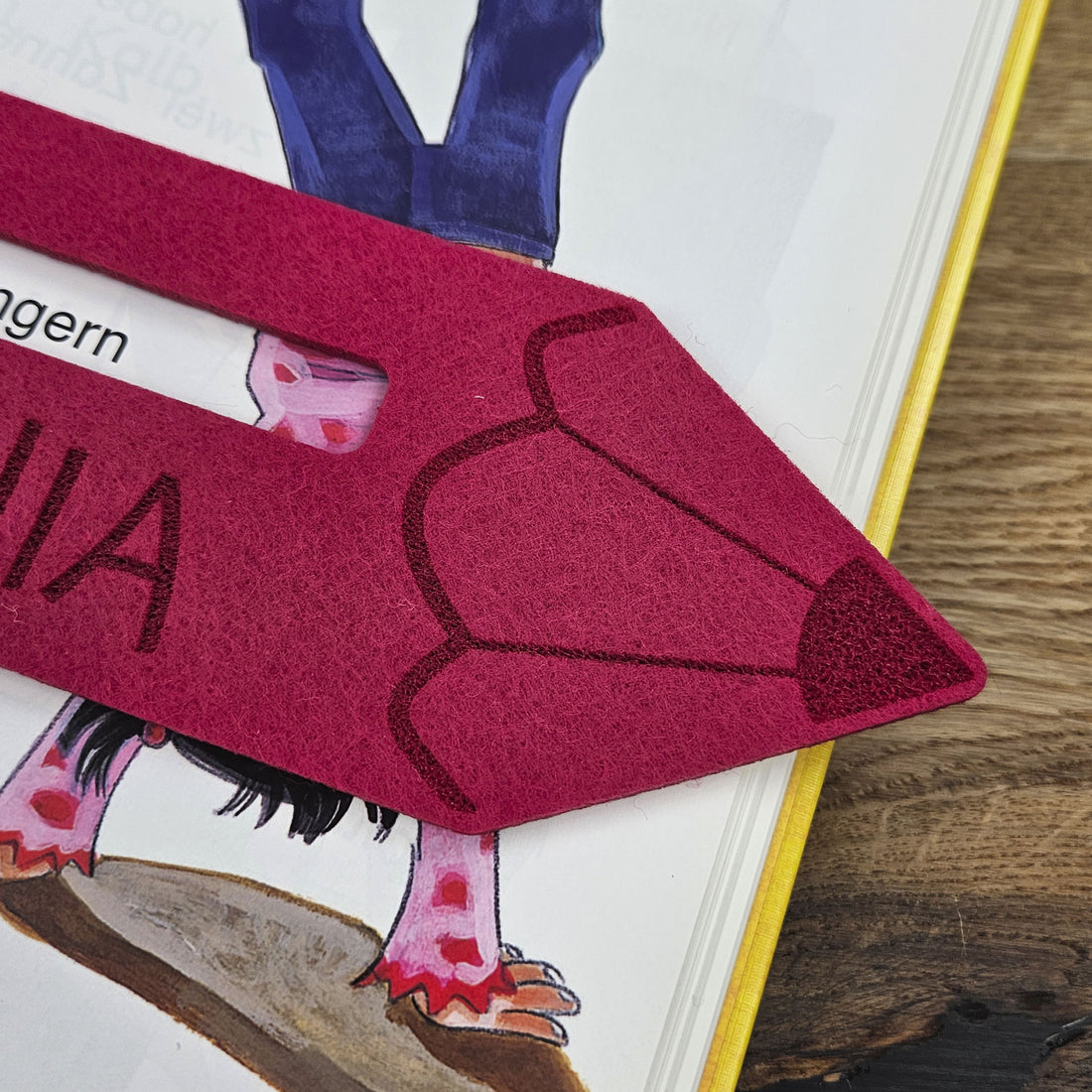 Personalisierte Lesehilfe &quot;Buntstift&quot; für Leseanfänger zum Schulstart, Einschulung, Schultüte, Schulanfang Grundschule
