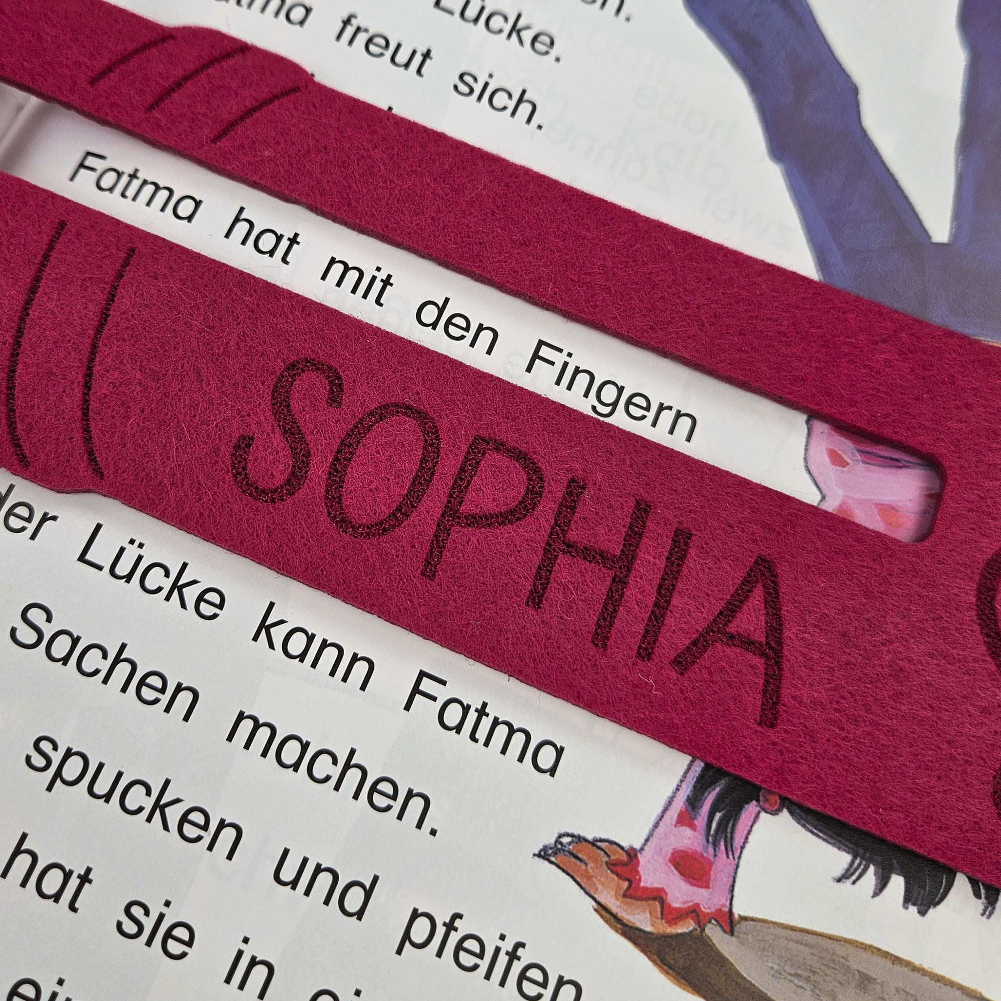 Personalisierte Lesehilfe &quot;Buntstift&quot; für Leseanfänger zum Schulstart, Einschulung, Schultüte, Schulanfang Grundschule