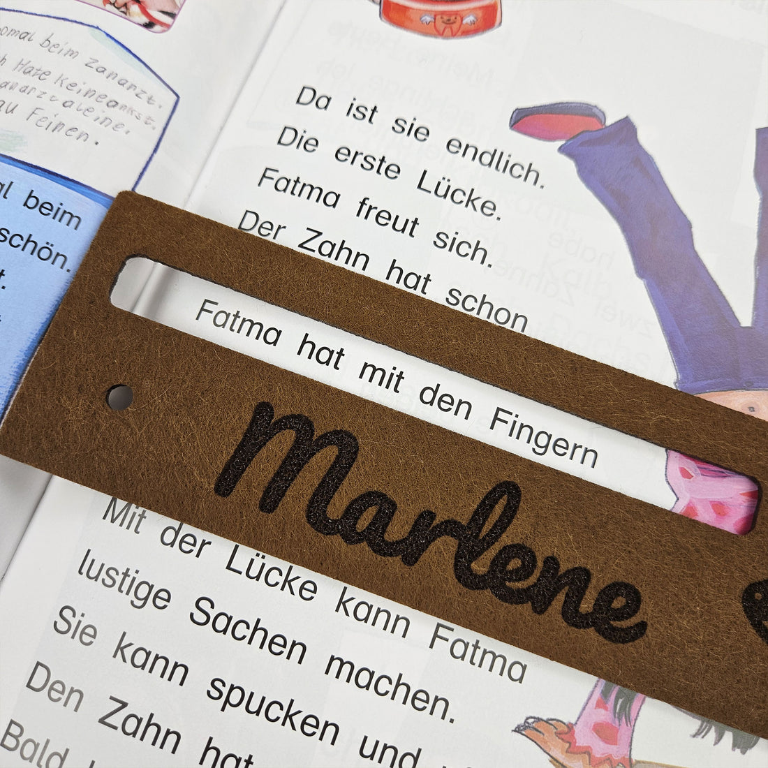 Personalisierte Lesehilfe &quot;Igel&quot; für Leseanfänger zum Schulstart, Einschulung, Schultüte, Schulanfang Grundschule