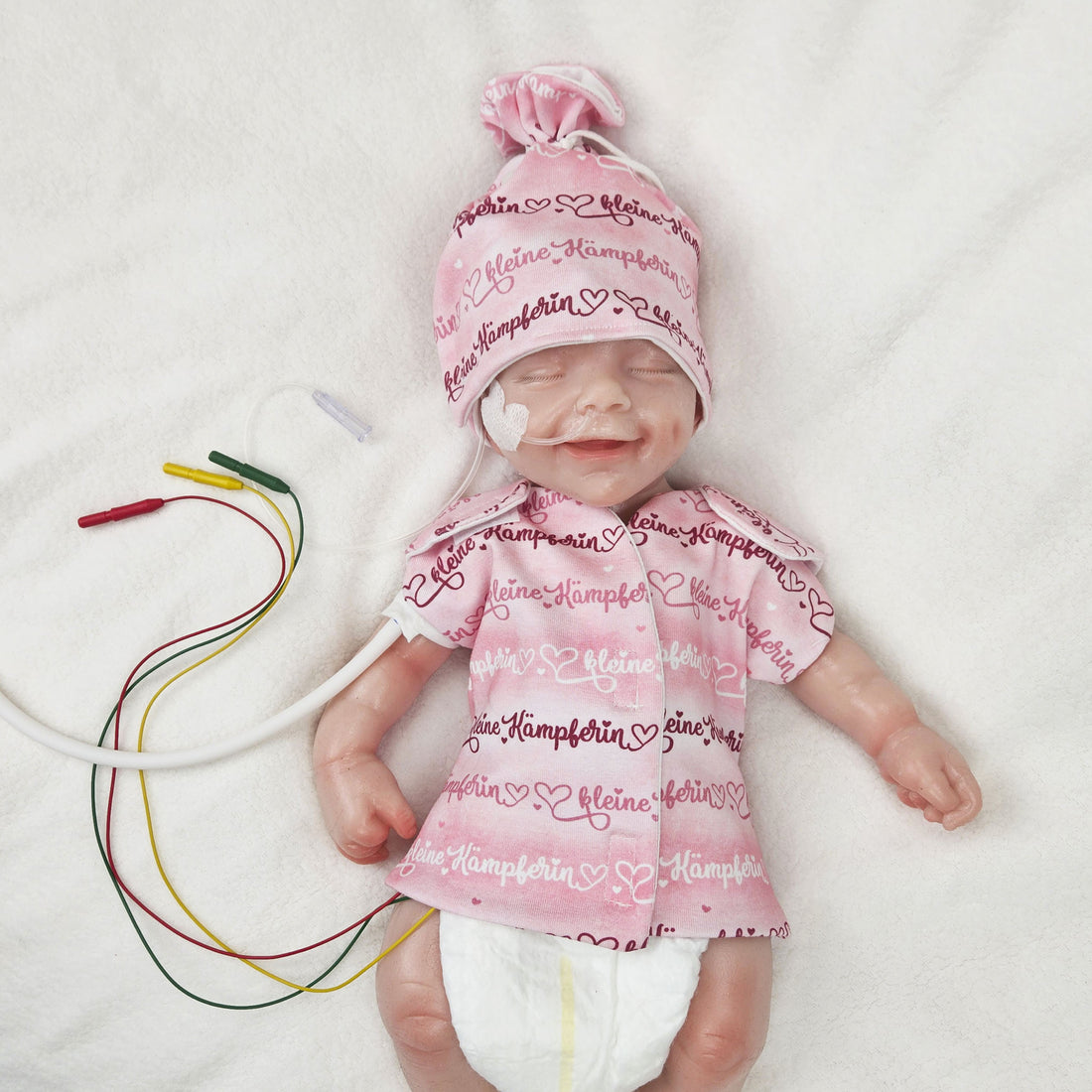 Adaptives Frühchen Shirt/Bodywrap &quot;kleine Kämpferin&quot;