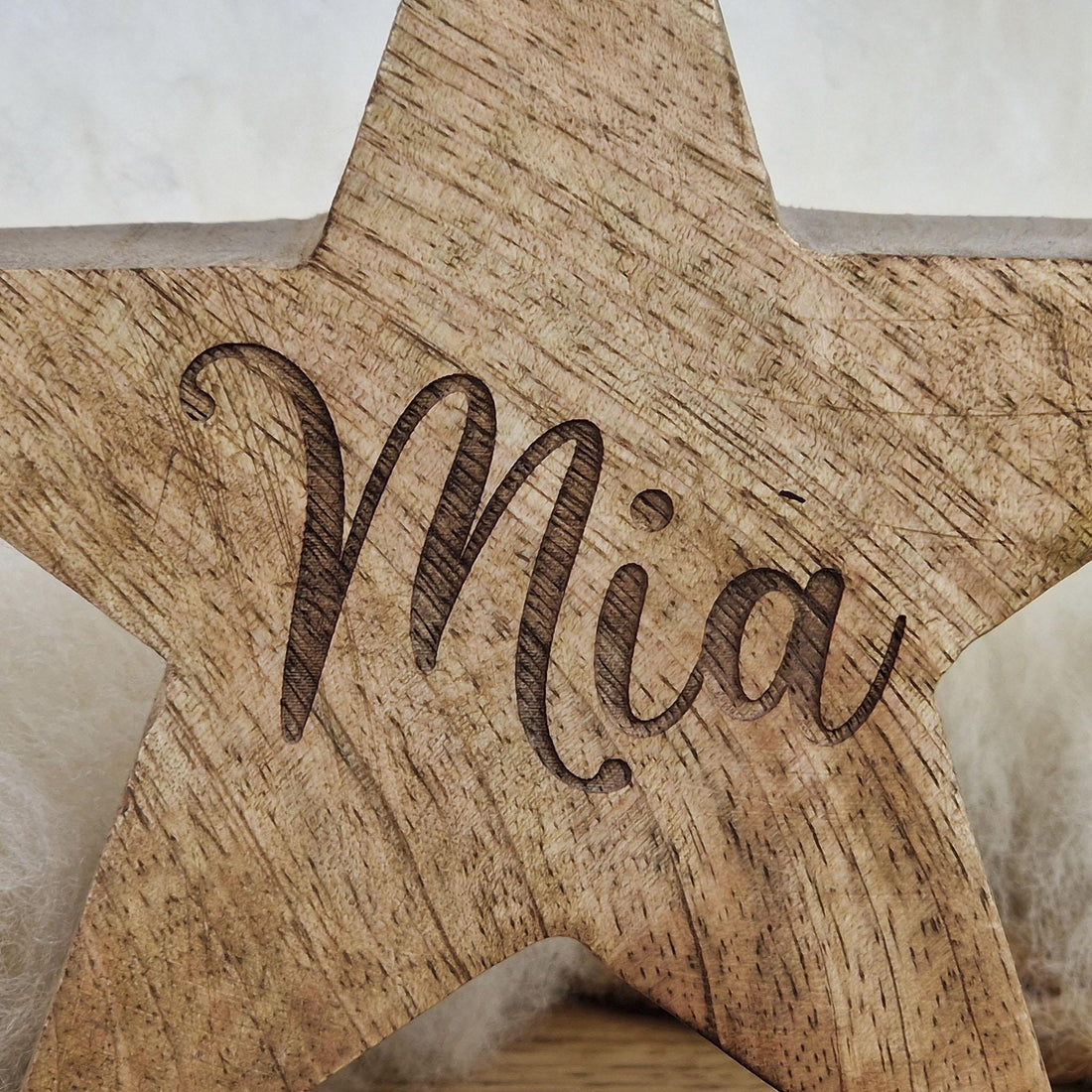 Personalisierter Namensstern, Holz Stern, Geschenk zur Geburt, Babygeschenk, personalisiertes Geschenk, Taufe, Geburtsgeschenk, Geburtstag